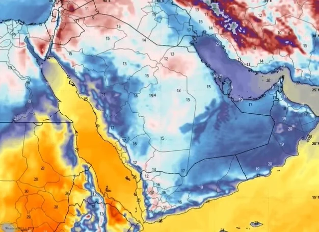 المناطق في السعودية التي ستصل فيها درجات الحرارة للصف