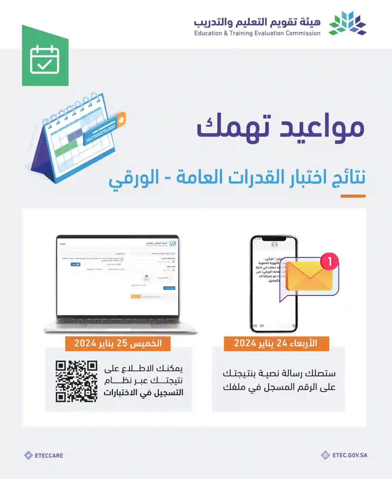  نتائج اختبار القدرات عبر قياس